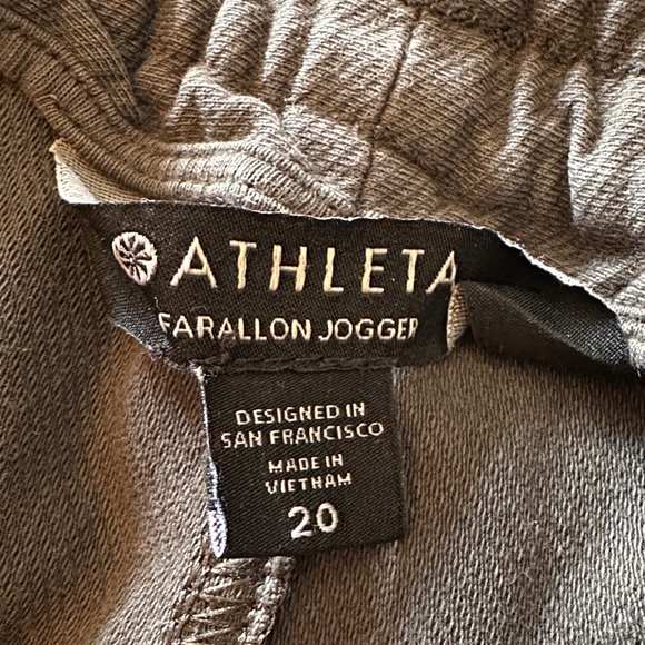 Athleta Farallon Jogger Size 20 dark olive green - Picture 3 of 10